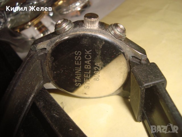 МАСИВЕН МОДЕН КВАРЦОВ ЧАСОВНИК СИЛИКОНОВА КАИШКА 20445, снимка 7 - Мъжки - 32599182