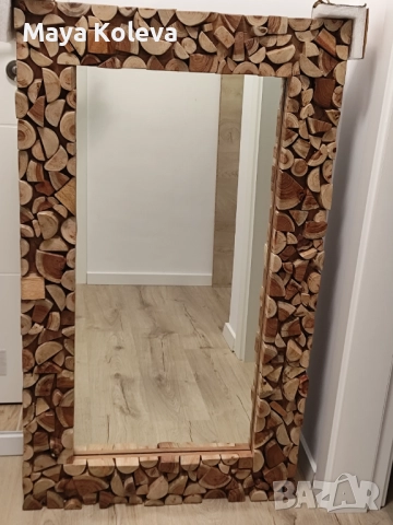 Шкаф с огледало акация, снимка 4 - Бюфети - 52793482