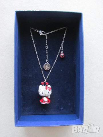 Колие Swarovski Crystal Hello Kitty, снимка 8 - Колиета, медальони, синджири - 27754476