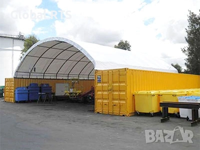 Навес за транспортни контейнери 8х12 м