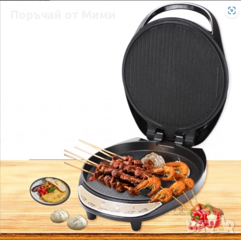 Мултифункционална компактна електрическа тостер машина / Напрежение: 220V; Мощност: 1100W; , снимка 3 - Тостери - 52209273