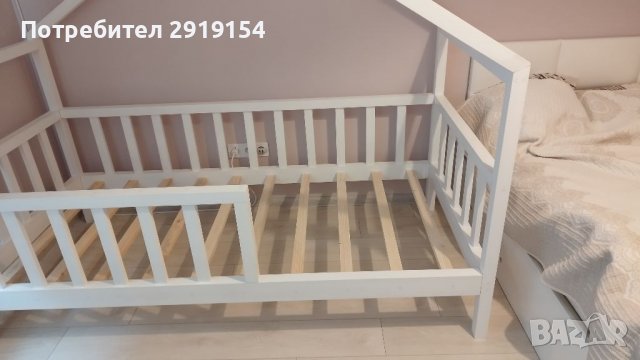 Детско легло тип къщичка, снимка 3 - Мебели за детската стая - 39313086