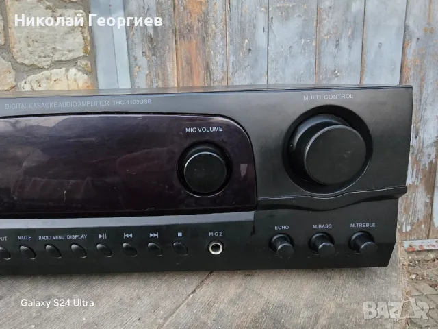 Усилвател THUNDER THC-1103USB за ремонт , снимка 3 - Ресийвъри, усилватели, смесителни пултове - 47793372