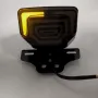LED Стоп за мотор с вградени мигачи и стойка за номер-19345, снимка 4