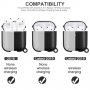 Нов защитен калъф кейс за кутия на слушалки Apple Airpods 1 2 Карбон, снимка 6