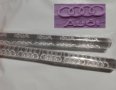 AUDI Ауди лого Прозрачна релефна текстурна точилка за фондан украса торта сладки, снимка 1 - Други - 27242202