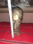 Страхотен бюст на Хитлер от лят бетон с цвят бронз, снимка 6