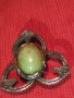 Маркова стара Посребрена Брошка в кутията й - 10751, снимка 11