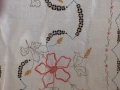 Нова покривка рязана бродерия 120/120см., снимка 2