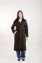 Дамско Палто Michele coat - Шоколад, снимка 2