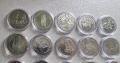 България.Пълен комплект 15 бройки от 5 лева за периода 1980 - 1989г. 19 бр., снимка 6
