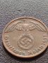 Две монети 1 райхспфенинг 1938г. / 1 райхспфенинг 1937г. Трети райх с СХВАСТИКА редки 37760, снимка 13