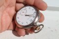 Швейцарски джобен сребърен часовник ''Zenith'' 52 мм, снимка 2
