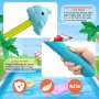 Нови 6 броя Воден пистолет за деца Мощни за Лятна игра с вода 3г+, снимка 4