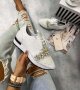 Дамски спортни обувки с камъни Balenciaga бяло