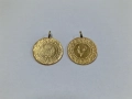 Турски златни монети 22К / 1,82 гр. (X2) / 3.64 гр., снимка 6