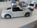 Големи пластмасови коли, имитация на Mercedes, BMW, Buggati, полиция и линейка, снимка 15