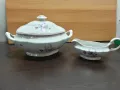 стар български порцелан супник и сосиера , снимка 2