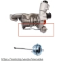 Актуатор за Турбо за Mercedes A, B, CLA, GLA –  2700902280, снимка 4