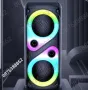ПРОМО! Bluetooth Тонколона 2х4”, с микрофон и динамични RGB ефекти, снимка 7