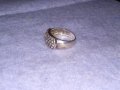 СКЪПОЦЕНЕН БУТИКОВ ЕФЕКТЕН СРЕБЪРЕН ПРЪСТЕН СРЕБРО 925 с МНОГО ЮВЕЛИРНО ФАСЕТИРАНИ ЦИРКОНИ 34605, снимка 10