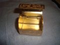 СТАРА РУСКА ПОЗЛАТЕНА ОРНАМЕНТИРАНА РЕТРО КУТИЙКА за БИЖУТА Тип РАКЛИЧКА 32229, снимка 7