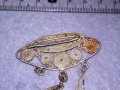 СТАРИННА ФИЛИГРАННА СРЕБЪРНА ВЪЗРОЖДЕНСКА БРОШКА РЪЧНА ИЗРАБОТКА 34412, снимка 12