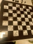 Стъклен шах с фото борд, снимка 3