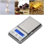 Точна малка джобна електронна везна кантар мини 0.01 до 200г за храна бижута злато камъни бижутерска, снимка 2