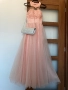 Бална рокля прасковен цвят, снимка 4