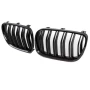 Решетки Бъбреци Двойни Черен Гланц за БМВ BMW X3 E83 2007 - 2010г., снимка 3