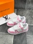 Louis Vuitton Дамски Маратонки👟Дамски Спортни Обувки Цвят Бяло И Розово Код E642, снимка 2