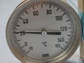 биметален термометър Wika thermometer ф100mm, -10/+150°C, L-500mm, снимка 2