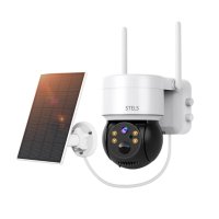 Камера за сигурност STELS SL20, Соларна,355 градуса,IP Wi-Fi,Ethernet, снимка 1 - IP камери - 44044426