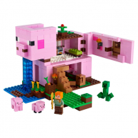 LEGO MINECRAFT Къщата на прасетата 21170, снимка 3 - Конструктори - 36430229