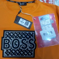 Hugo Boss - тениска размер Л, снимка 3 - Тениски - 40171778