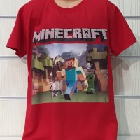 Нова детска тениска с дигитален печат MINECRAFT (Майнкрафт), снимка 2 - Детски тениски и потници - 33538191