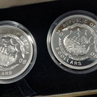 5 $  Либериа 2008 -5 броя по 28.28 гр. -999 сребърни монети , снимка 6 - Нумизматика и бонистика - 38184913