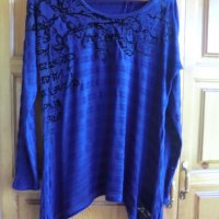 синя блузка Desigual, снимка 1 - Блузи с дълъг ръкав и пуловери - 38195418