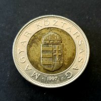 Монета. Унгария .100 форинта. 1997 година., снимка 1 - Нумизматика и бонистика - 32842508