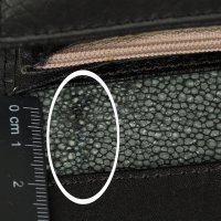 Черен кожен дамски портфейл с декорация от марка Marsanpiel , снимка 7 - Портфейли, портмонета - 28649096