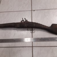 Стара кремъчна пушка,шишане, пищов, снимка 1 - Антикварни и старинни предмети - 33265685
