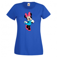 Дамска тениска Minnie Mouse 9 Подарък,Изненада,Рожден ден,, снимка 2 - Тениски - 36530839