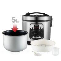 Mултикукър Mюлер MULTICOOKER MUHLER 5L , 45 програми , отложен старт, , снимка 2 - Мултикукъри - 43475390