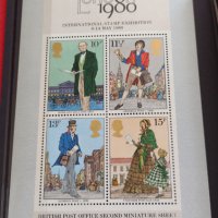 Пощенска блок марка Британски пощи стари редки чисти без печат 37892, снимка 1 - Филателия - 40454974