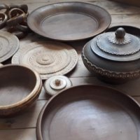 ръчно правени дървени купи и чинии, снимка 6 - Декорация за дома - 43439320
