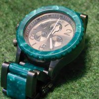 оригинален часовник Nixon 42-20 chrono цвят тюркоаз , снимка 2 - Мъжки - 43569826