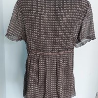 Ефирна блуза тип туника в сиво "Street One"® / голям размер , снимка 5 - Туники - 14174580