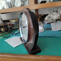 Ретро Английски Механичен Настолен Часовник Будилник Smith, снимка 4 - Антикварни и старинни предмети - 43502005