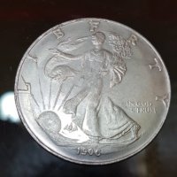 Монета 1906 1$, снимка 2 - Нумизматика и бонистика - 27804271